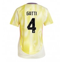 Camiseta Juventus Federico Gatti #4 Segunda Equipación Replica 2024-25 para mujer mangas cortas